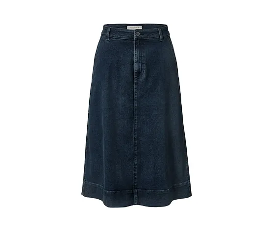 Midi-Jeansrock