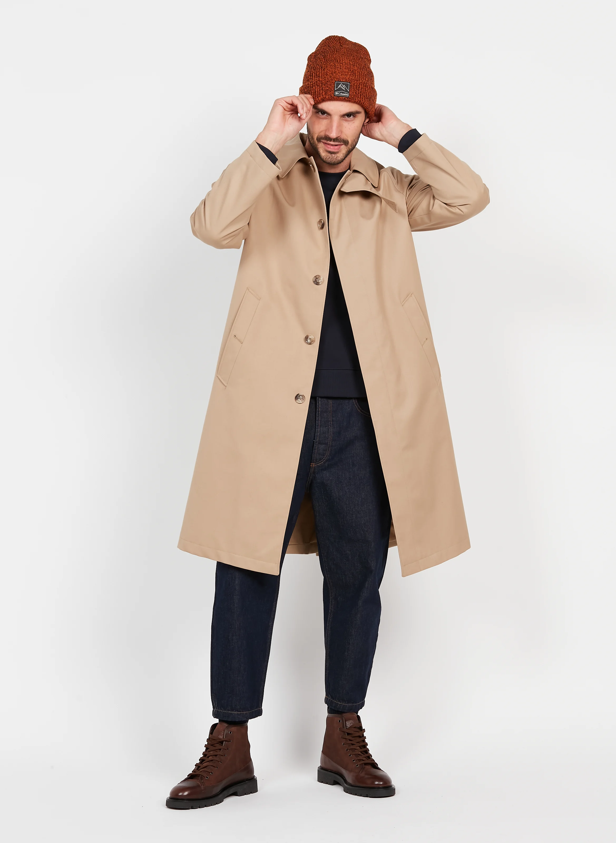 Bottines en cuir | Marron