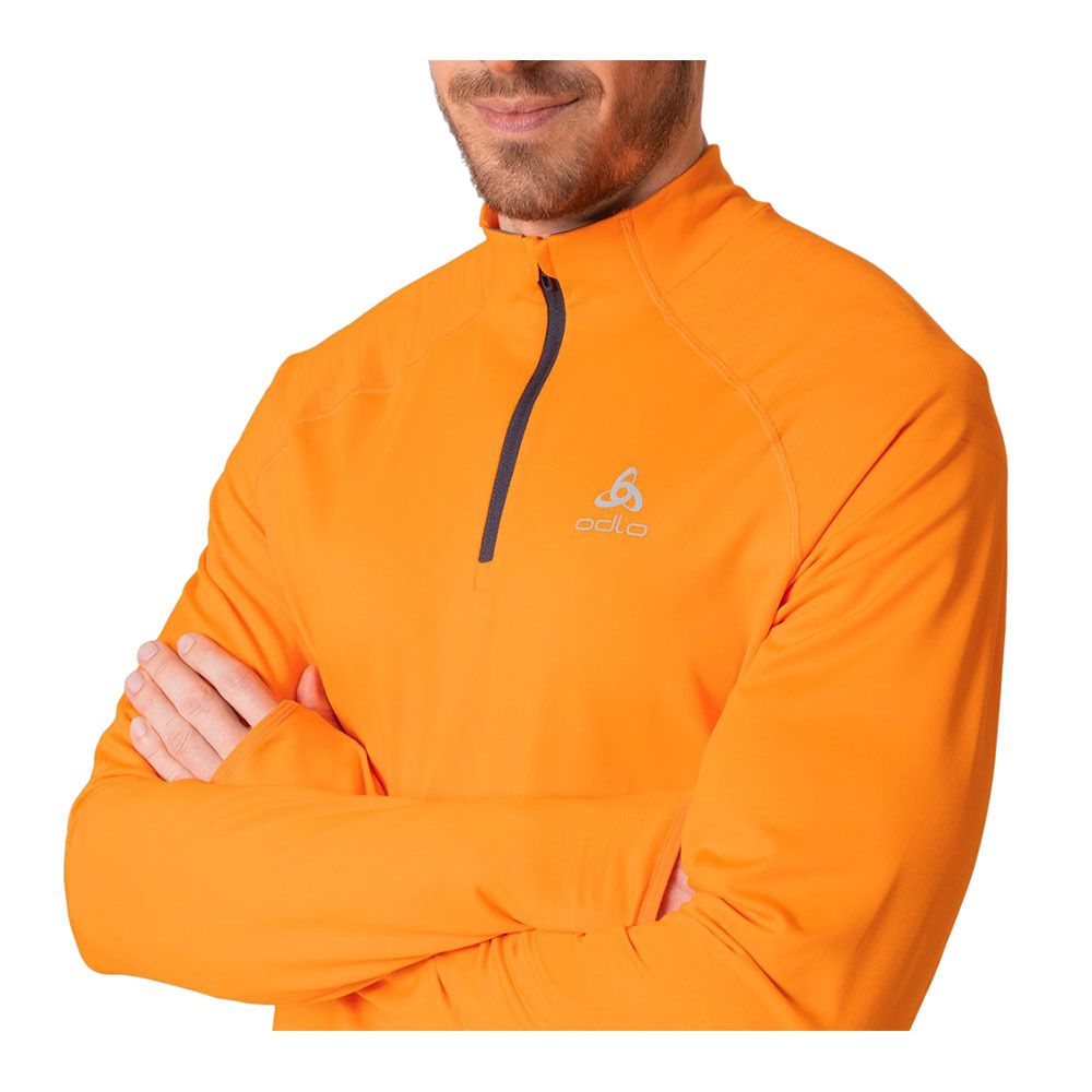 Odlo X-ALP CERAMIWARM - Sweat Homme oriole