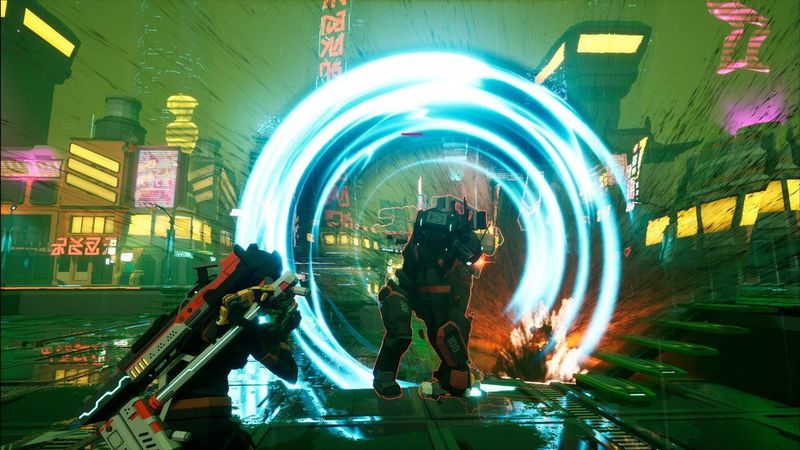 Playstation - Arcrunner - PlayStation 5 Game - Cyberpunk Shooter - Actie