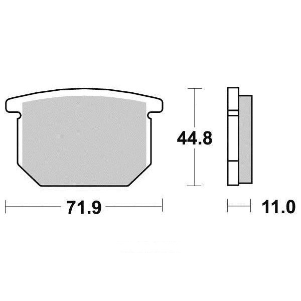 Sifam - Plaquettes de frein S1017N