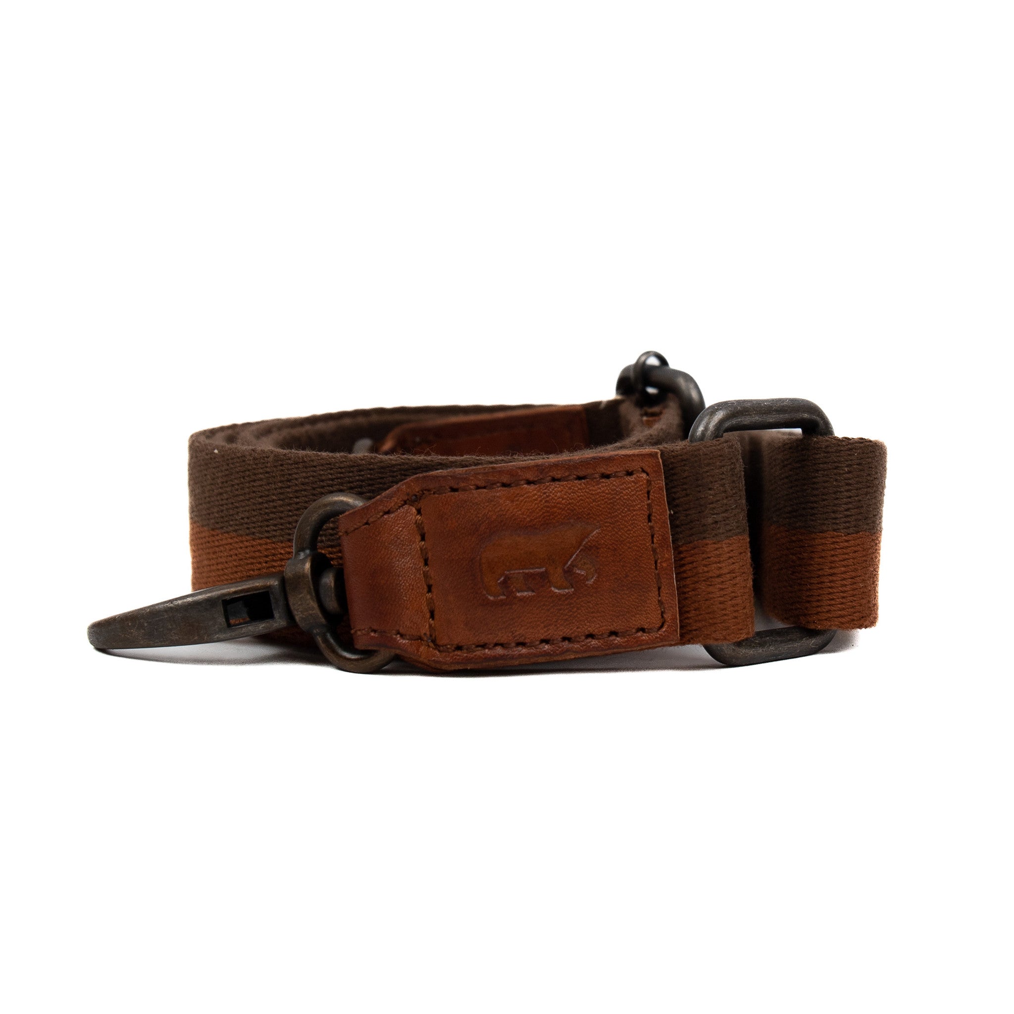 Bag strap 'Micky' bruin/cognac Bruin/cognac