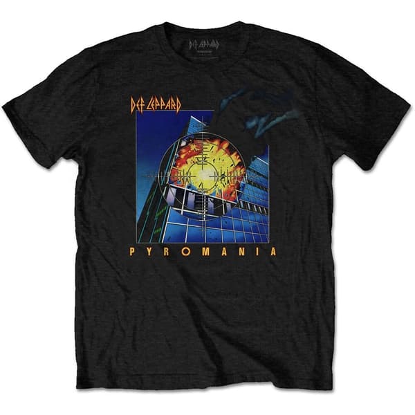 Def Leppard Unisex T-Shirt: Pyromania (Medium)