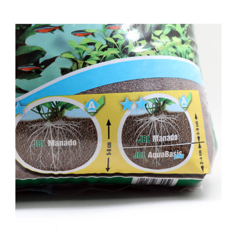 Substrato natural JBL Manado para aquários de água doce