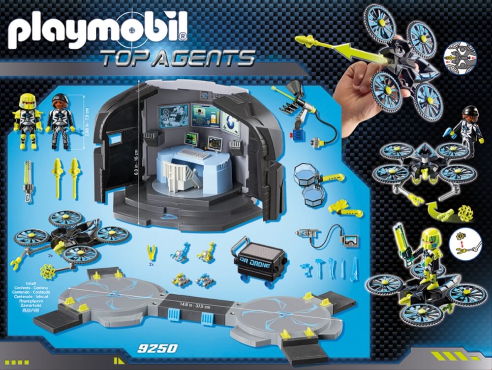 PLAYMOBIL 9250 Dr. Drone's Command Center