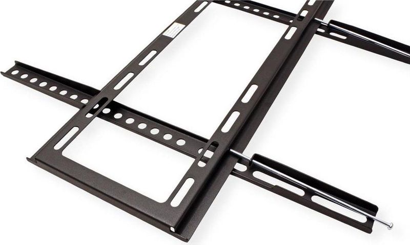 VALUE - Slim TV-wandbeugel - Zwart - Staal - Maximale Draagkracht 35 kg