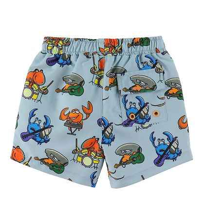 Stella McCartney Kids Bådeshorts - LyseBlå m. Havprint