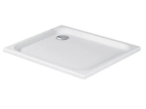 Brusekar D-Code 1000x800mm hvid akryl