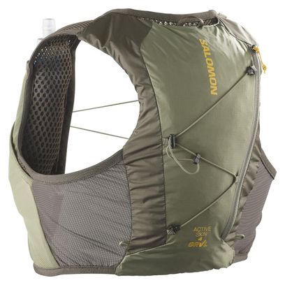 Sac d'hydratation Salomon Active Skin 4 GRVL Kaki Unisexe