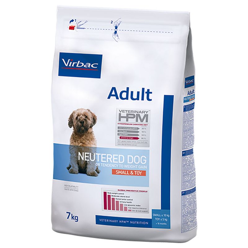 Virbac Veterinary HPM Adult Neutered Dog Small & Toy