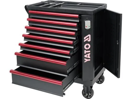 Yato YT-09004, Metal, Sort, 35 kg, 12,5 cm, 982 mm, 455 mm