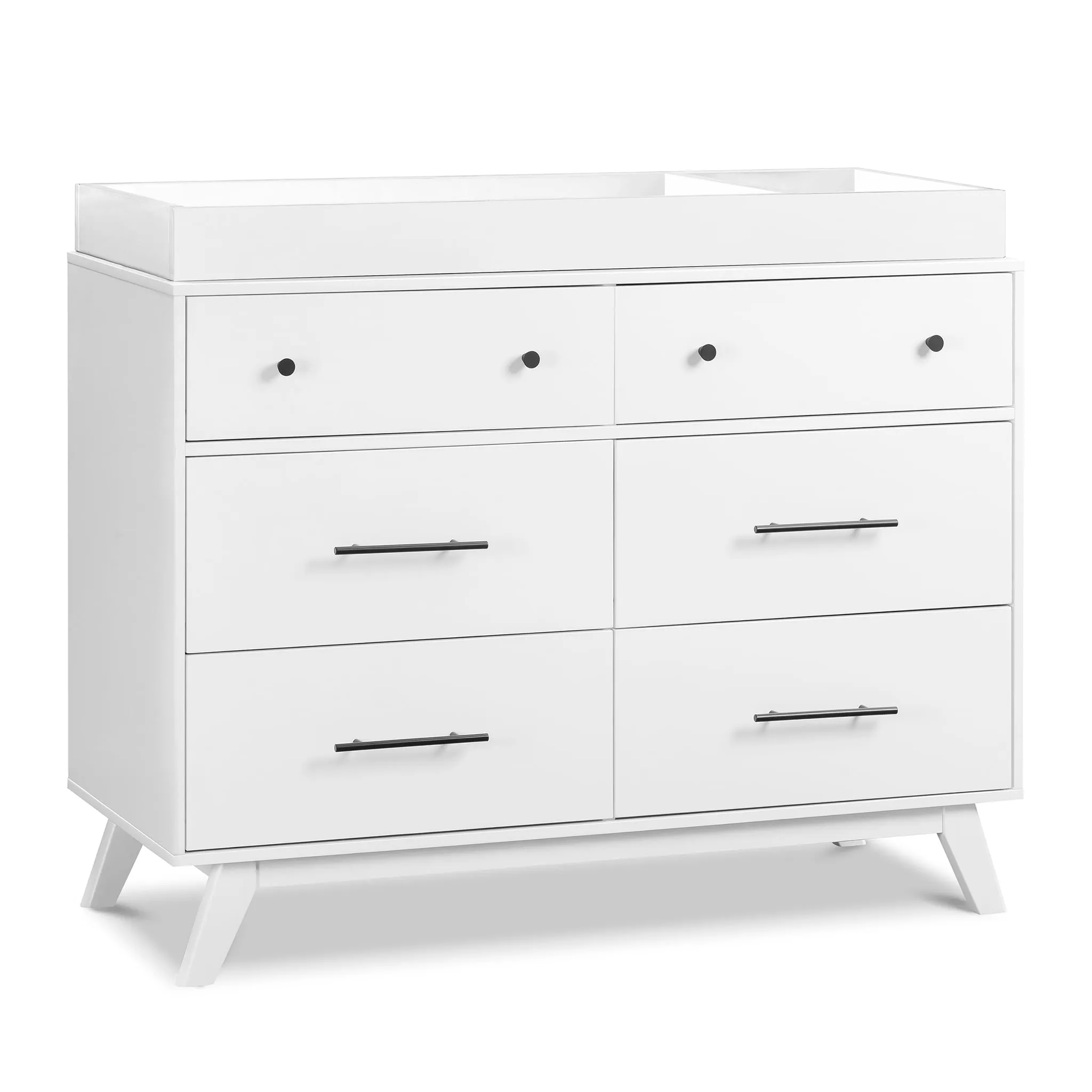 DaVinci Bureau 6 Tiroirs Otto - Blanc