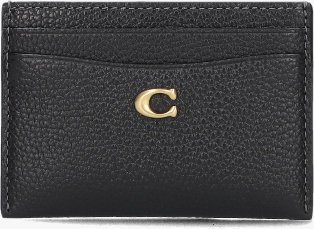 zwarte coach portemonnee essential card case