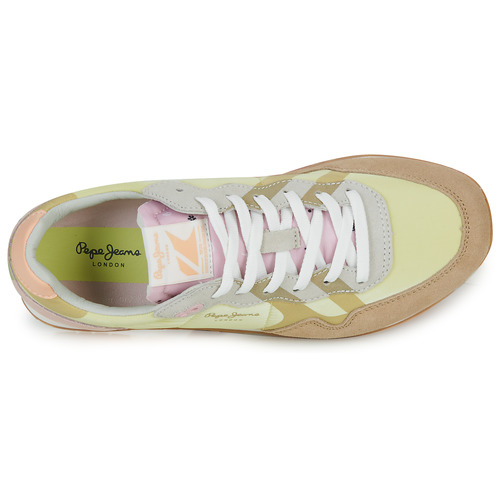 Pepe jeans - BRIT PRINT DANA W - Beige / Jaune