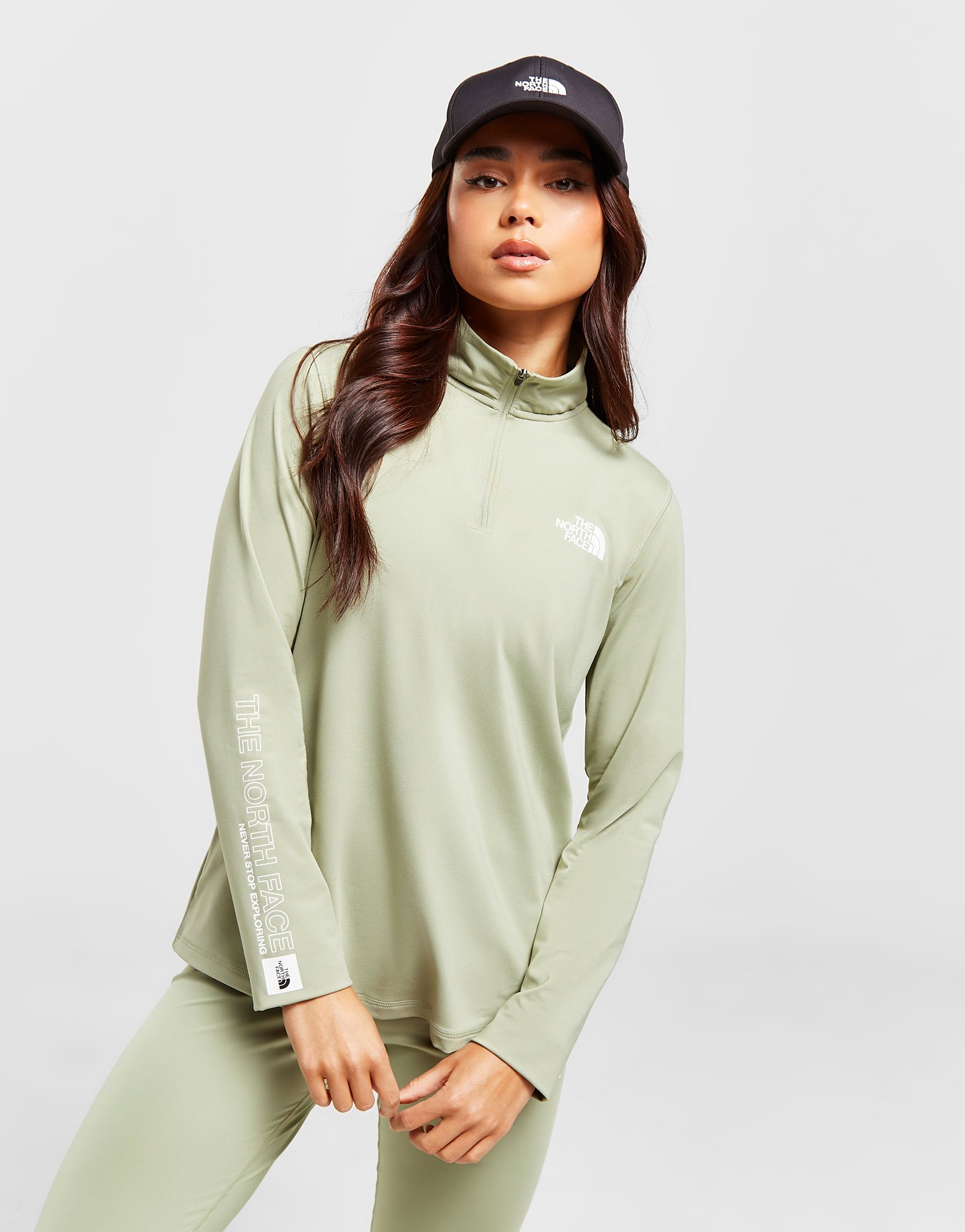 The North Face Haut Zippé Outline Femme