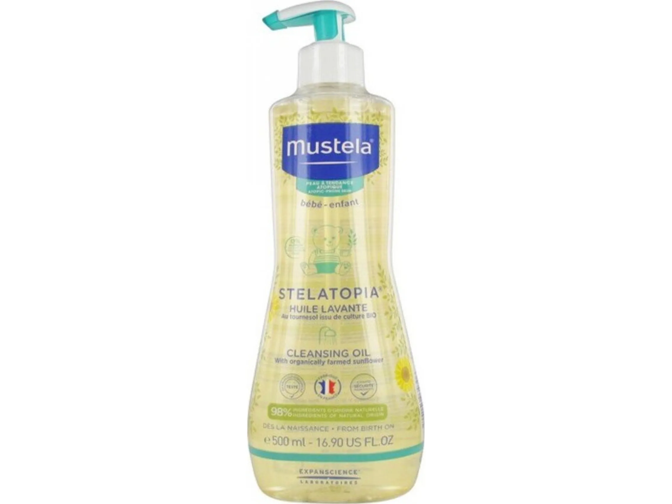 Mustela Bébé Stelatopia Cleansing Oil 500 ml