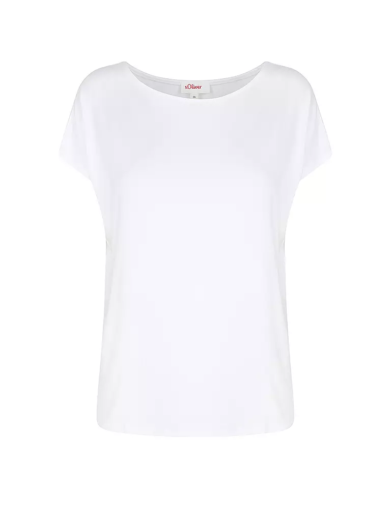 S.OLIVER T-Shirt  weiss