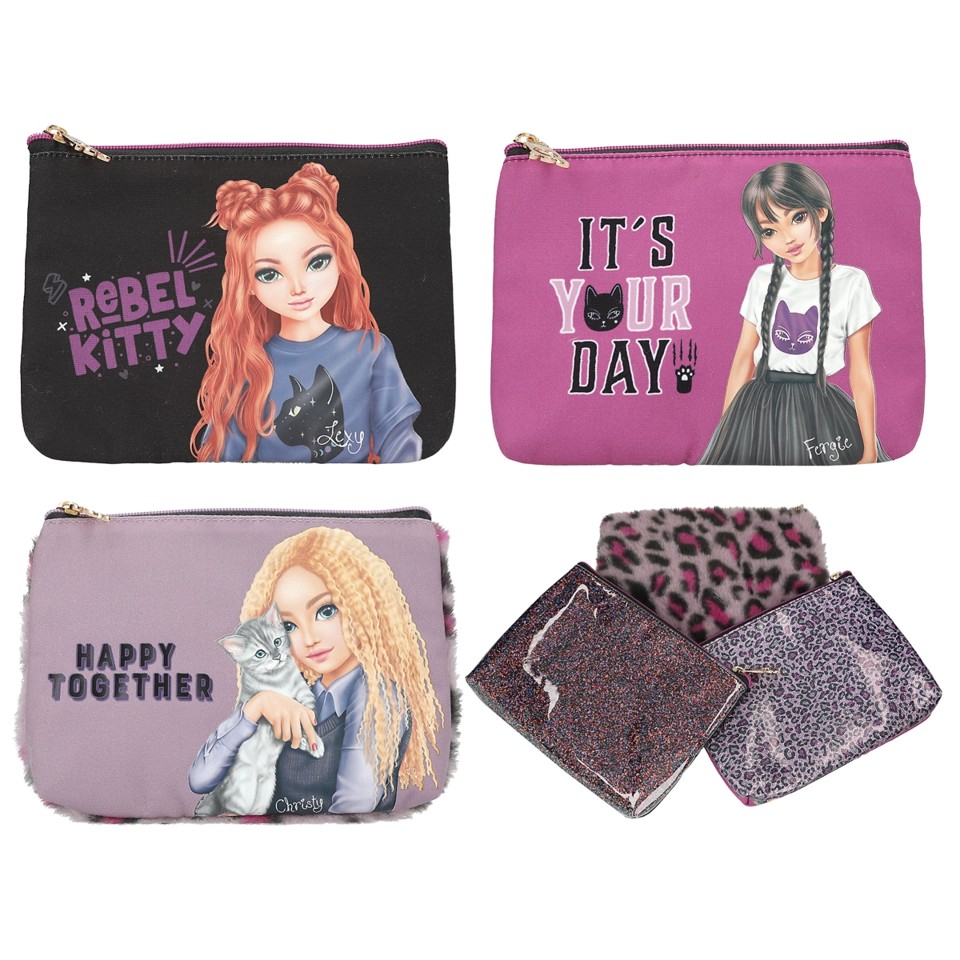 TOPModel - Beauty bag /Penalhus REBEL KITTY