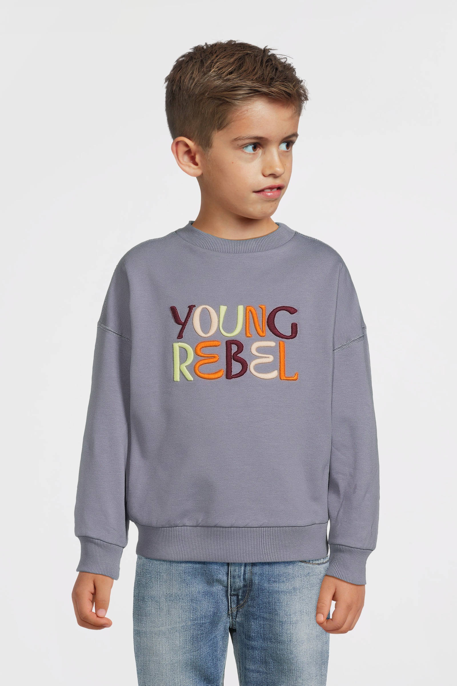 Your Wishes sweater blauw