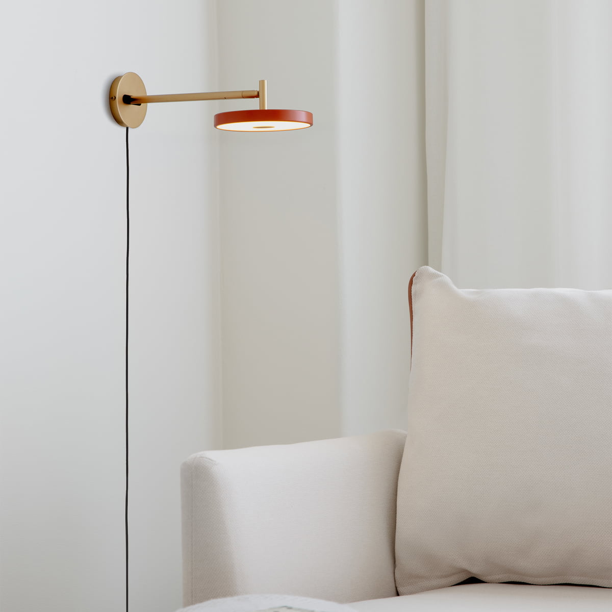 Umage Asteria Wall Short Wandlamp Pearl White