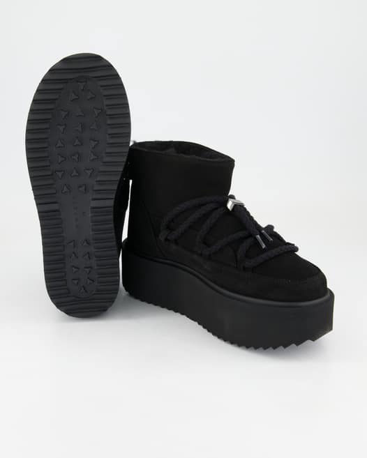 Inuikii Classic Low Platform Stiefeletten in Schwarz