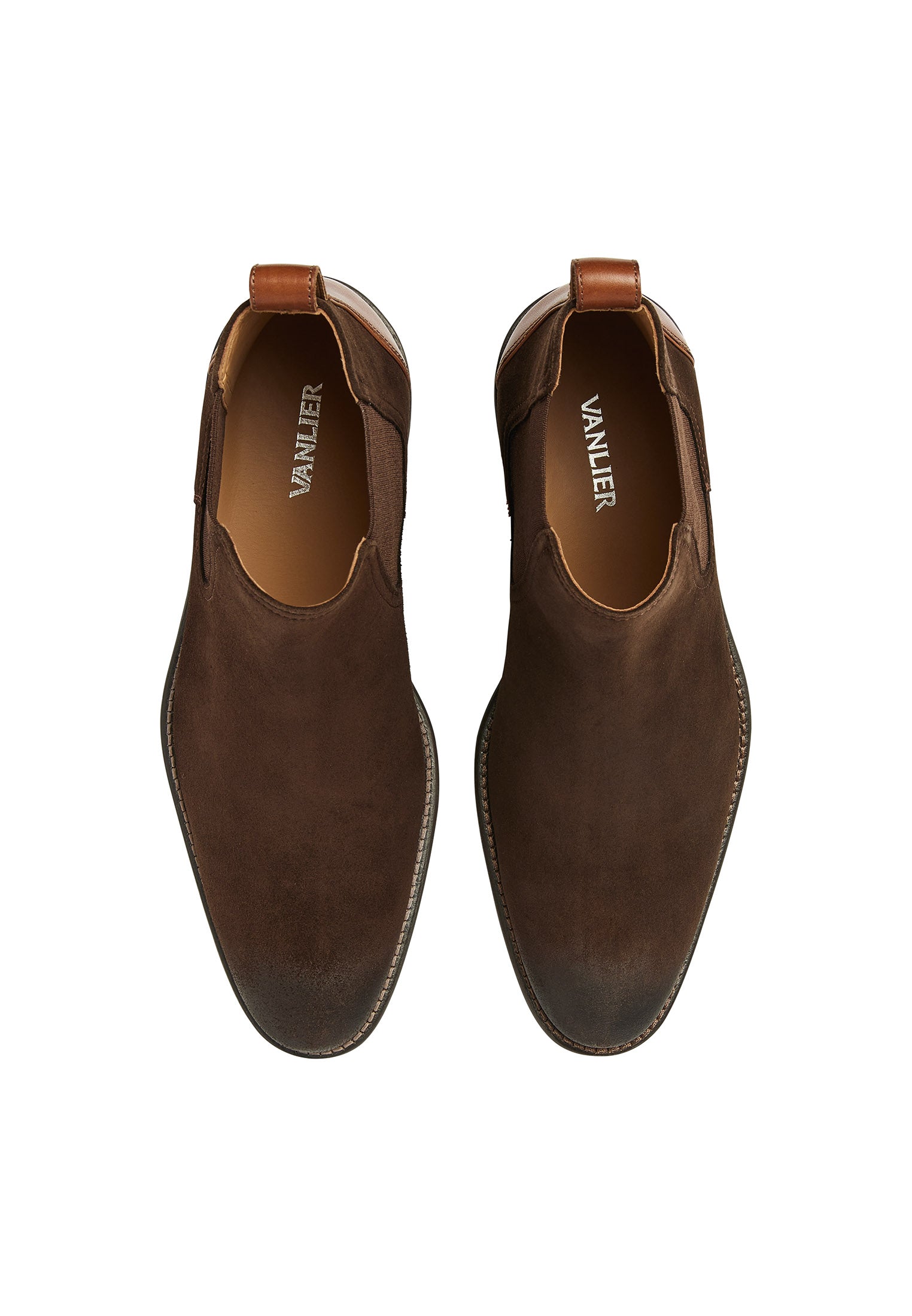 Testa di moro bruin suède Montana chelsea boot