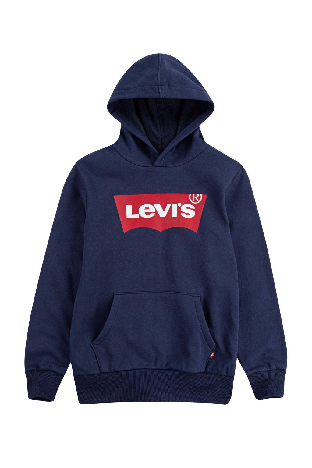 Levi's hoodie Batwing Screenprint met logo donkerblauw