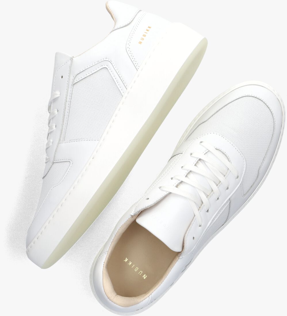 witte nubikk lage sneakers jiro luca