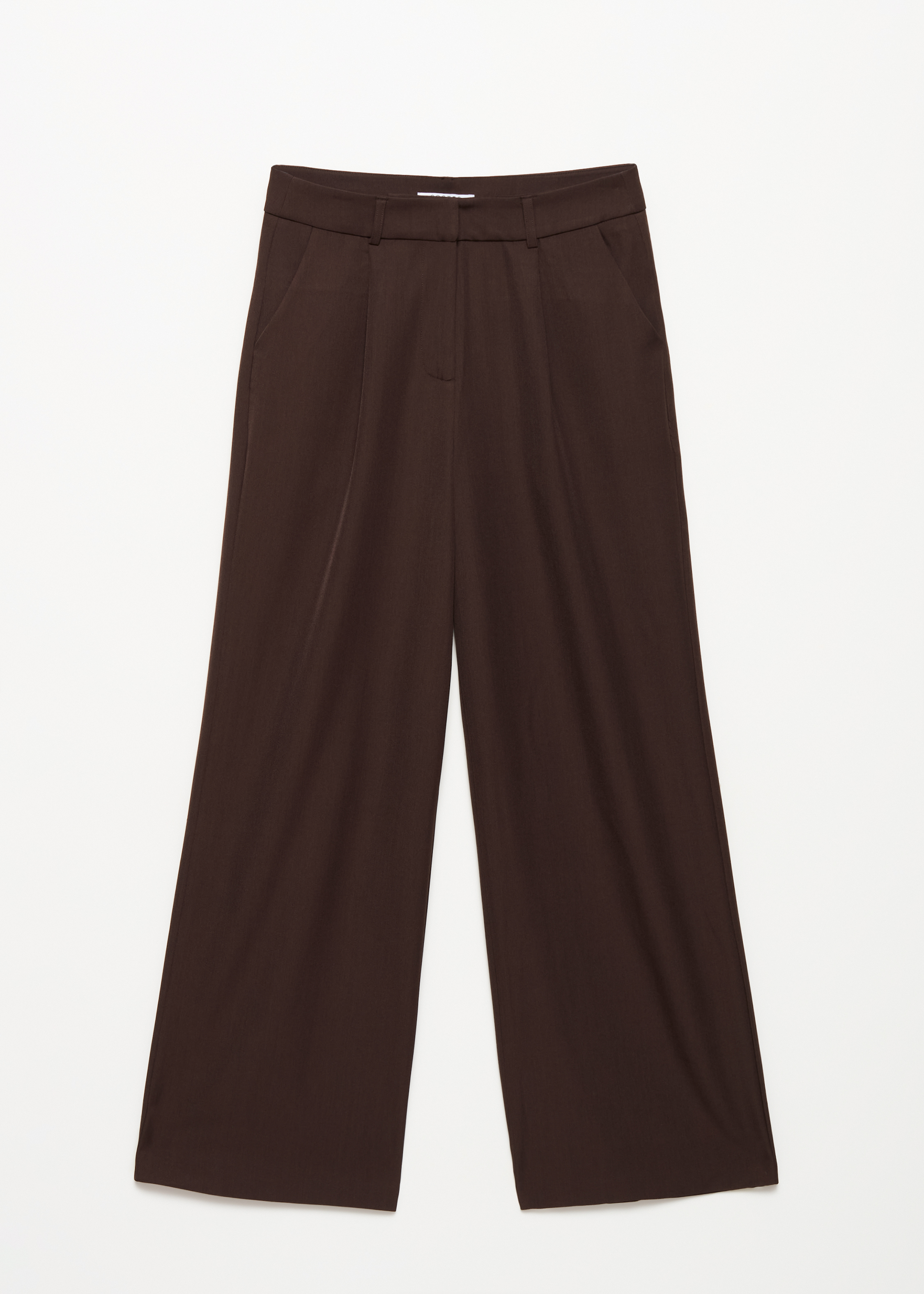 Pantalon met wide leg