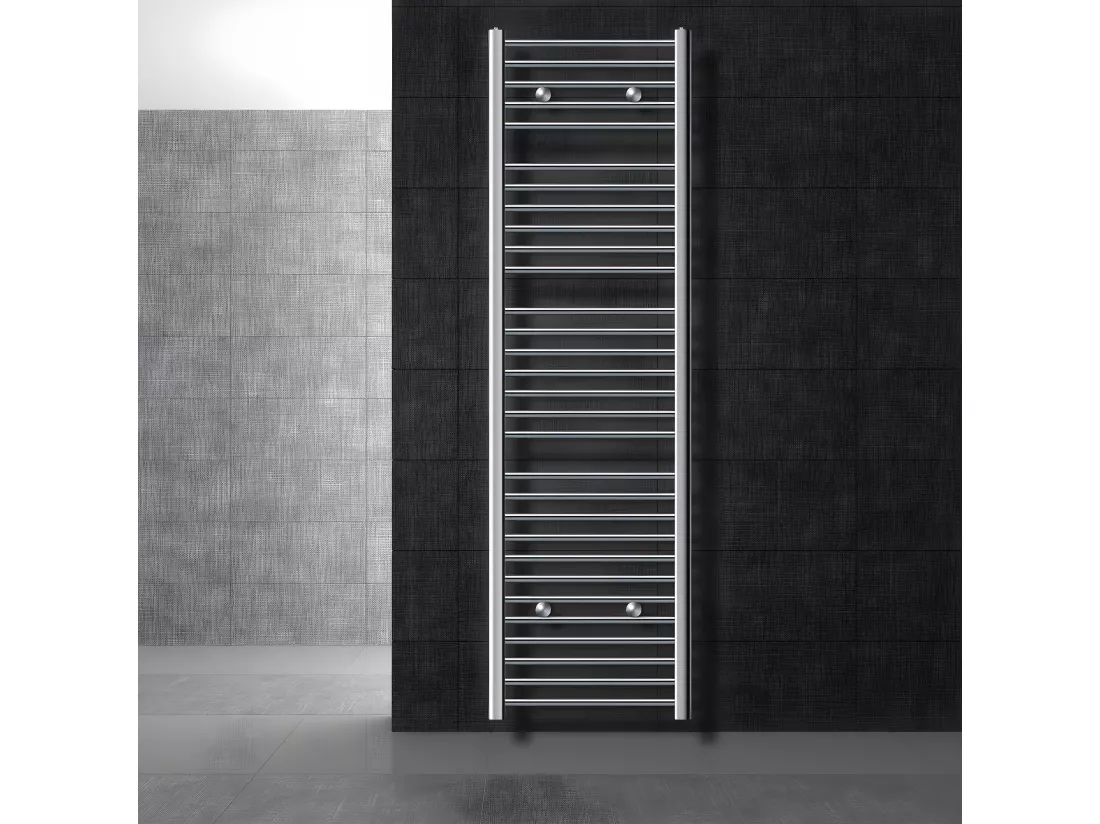 Radiateur de salle de bain Sahara Raccord latéral sèche-serviettes Chrome 50x180cm