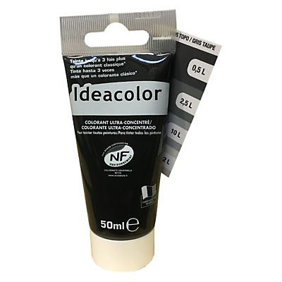 Colorant universel toutes peintures Ideacolor gris taupe 50ml