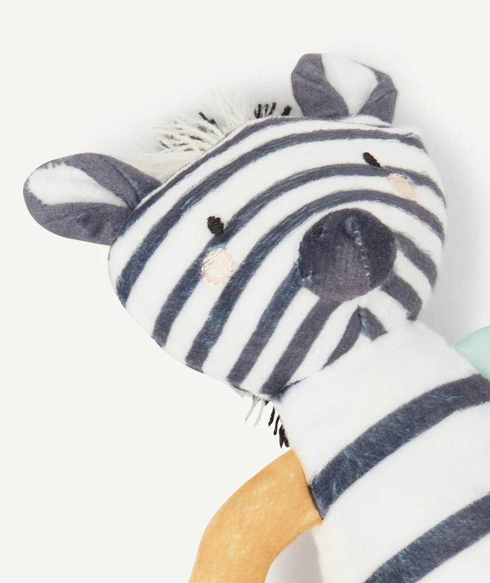 DOUDOU ZÈBRE EN REMBOURRAGE RECYCLÉ TOUT DOUX BÉBÉ