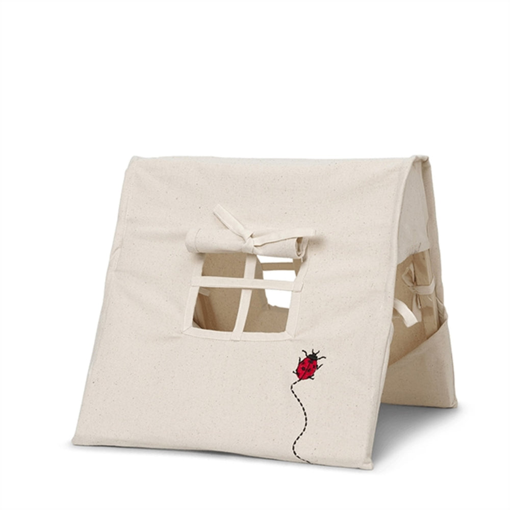 Mini Telt Mariehøne Natural - Ferm Living → Luksusbaby.dk