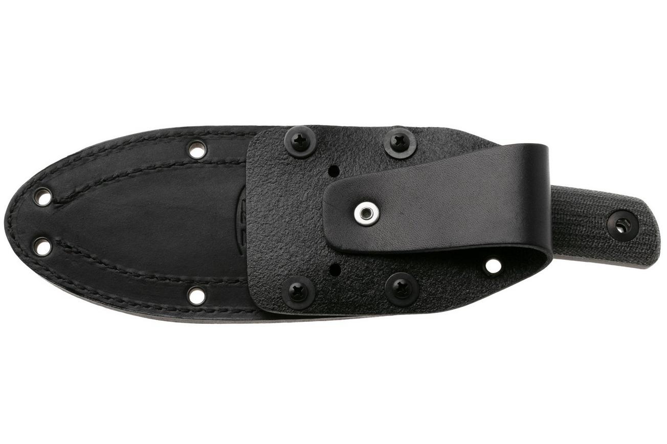 Zero Tolerance 0004BLK, Black CPM Cru-Wear, Black Micarta vaststaand mes