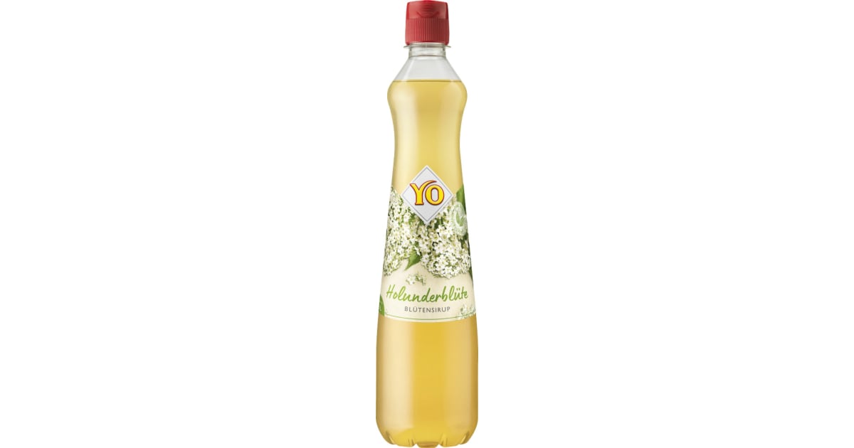 YO Sirup Holunderblüte 0,7 Liter (Einweg)