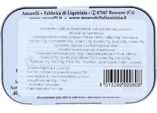 Jacob Hooy Laurierdrop Amarelli Blik 40GR