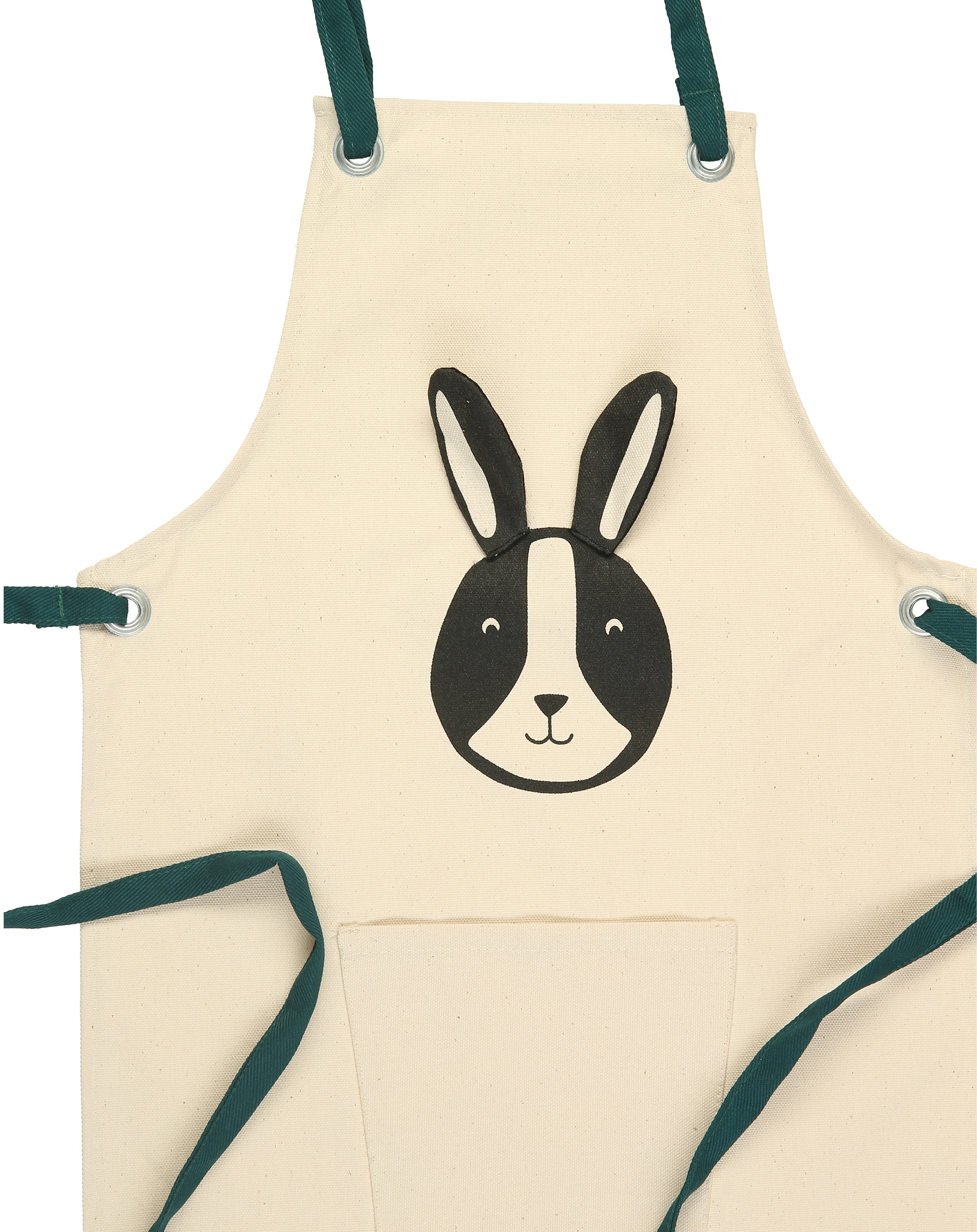 Kinderschürze HASE MINI in natur (Größe: 3-6 Jahre)