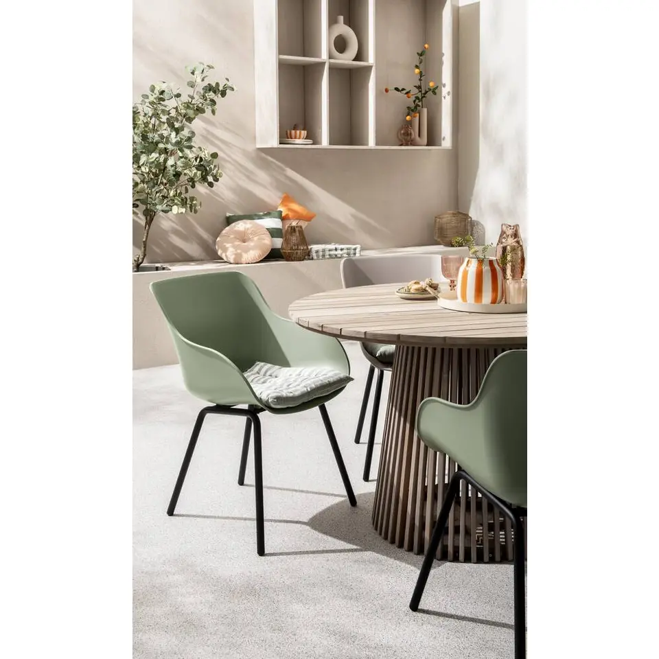 Tuintafel Saône - acacia - 76xØ120 cm