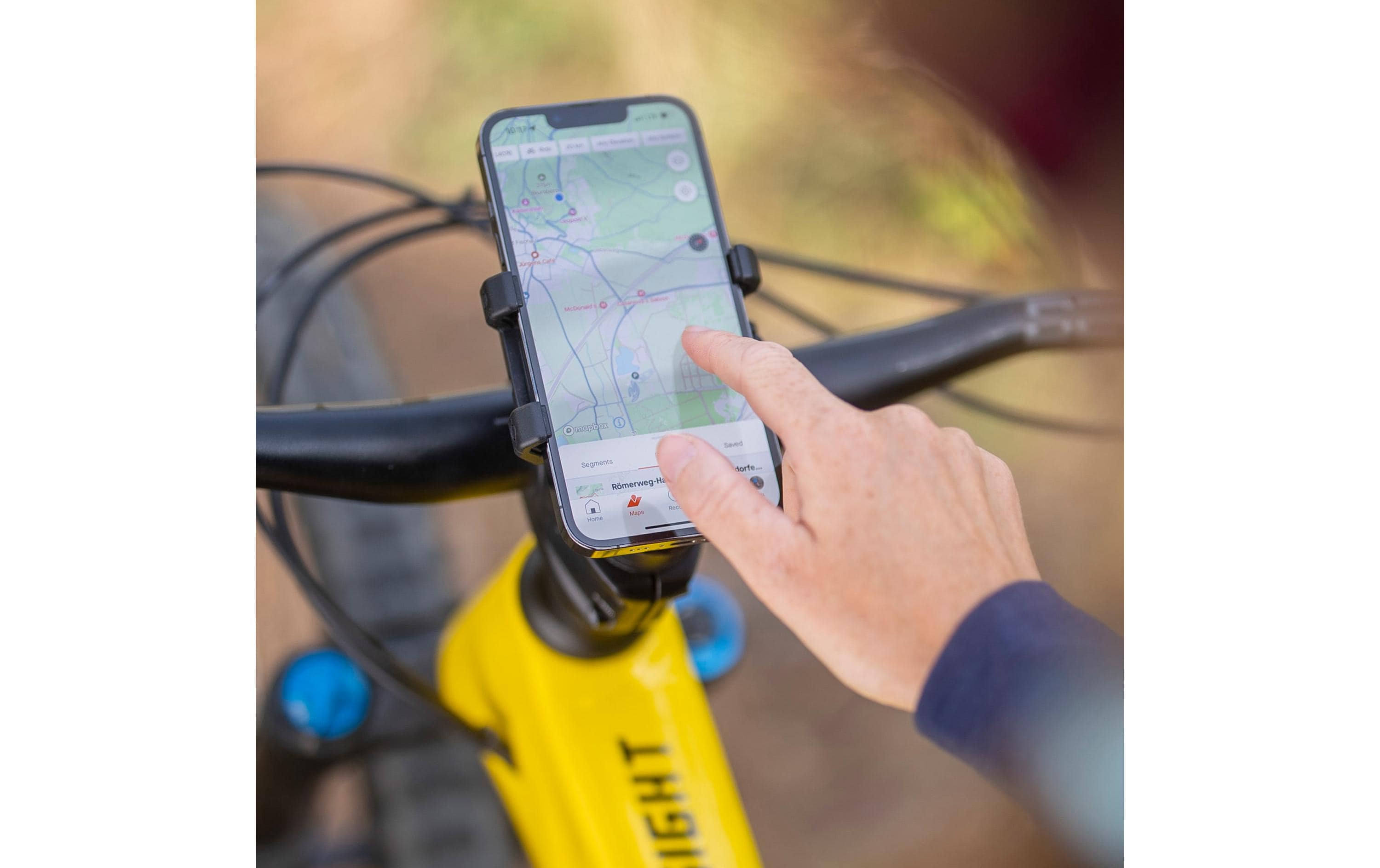 Fahrradmobiltelefonhalter Universal Phone Clamp Max SPC+Smartphone Halter
