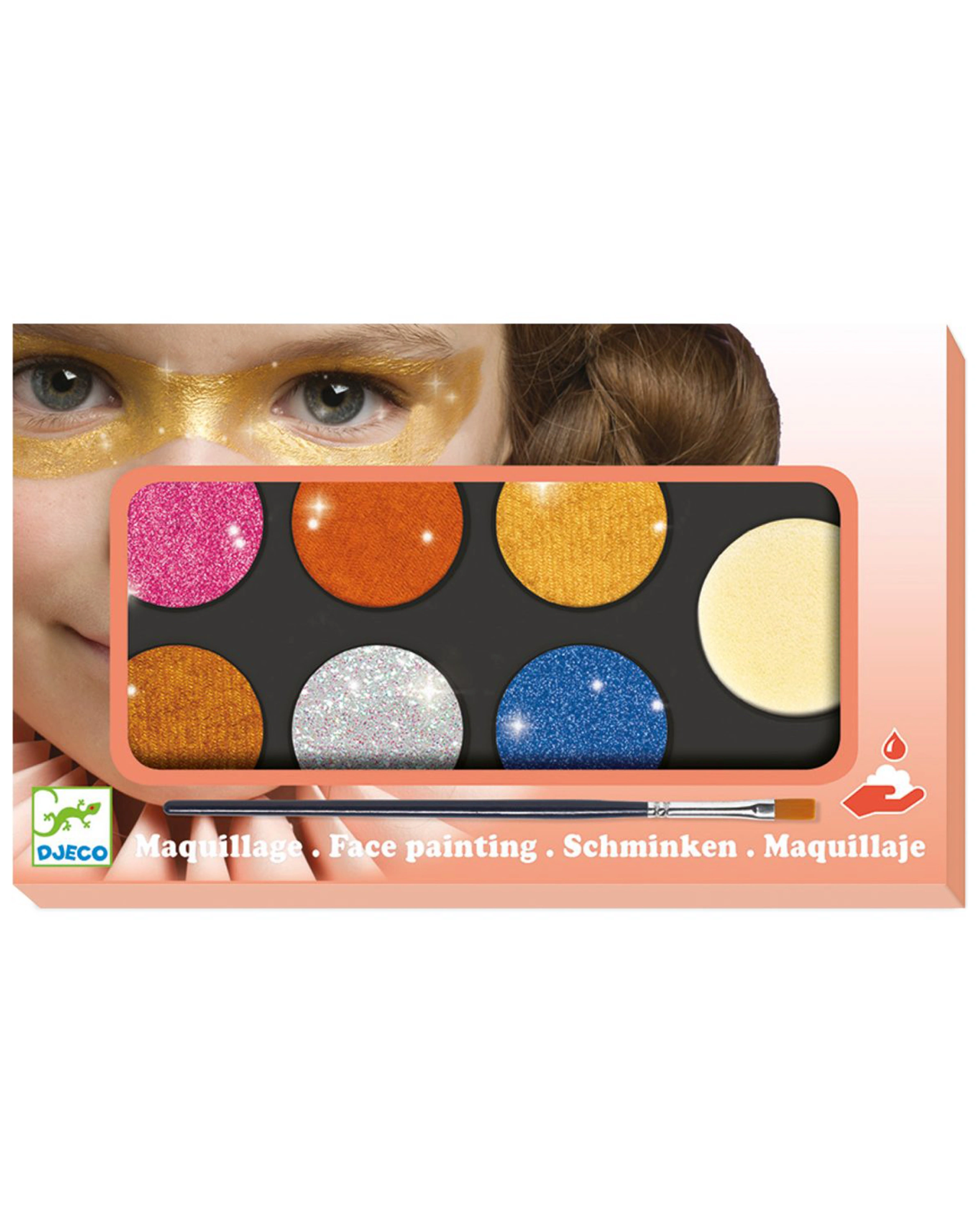 Schminkfarben METALLIC 8-teilig
