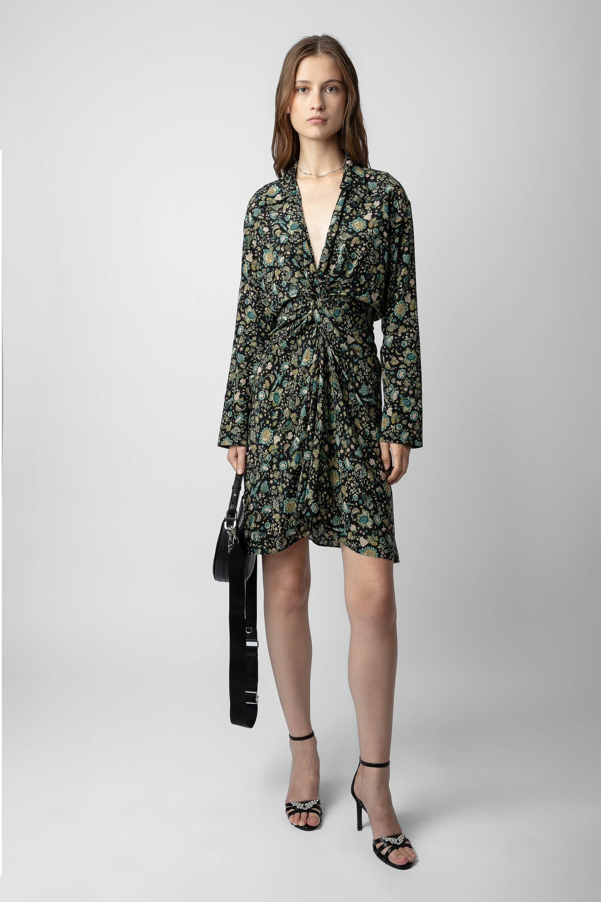 Robe Rozo Soie