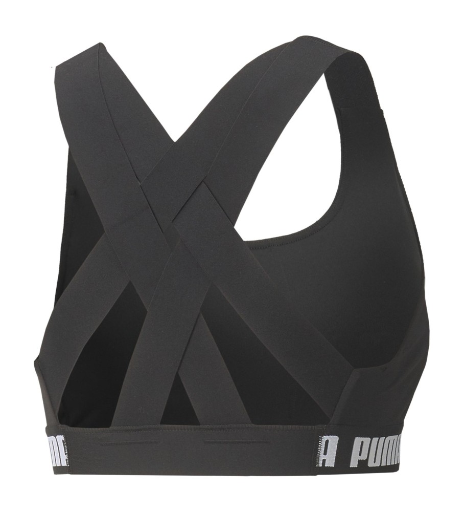Sutiã Puma Mid Impact Feel it, Preto