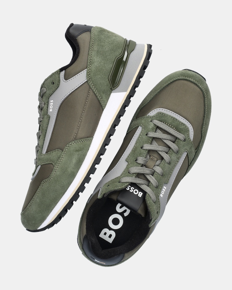 BOSS Parkour L Runner Lage sneakers  - groen
