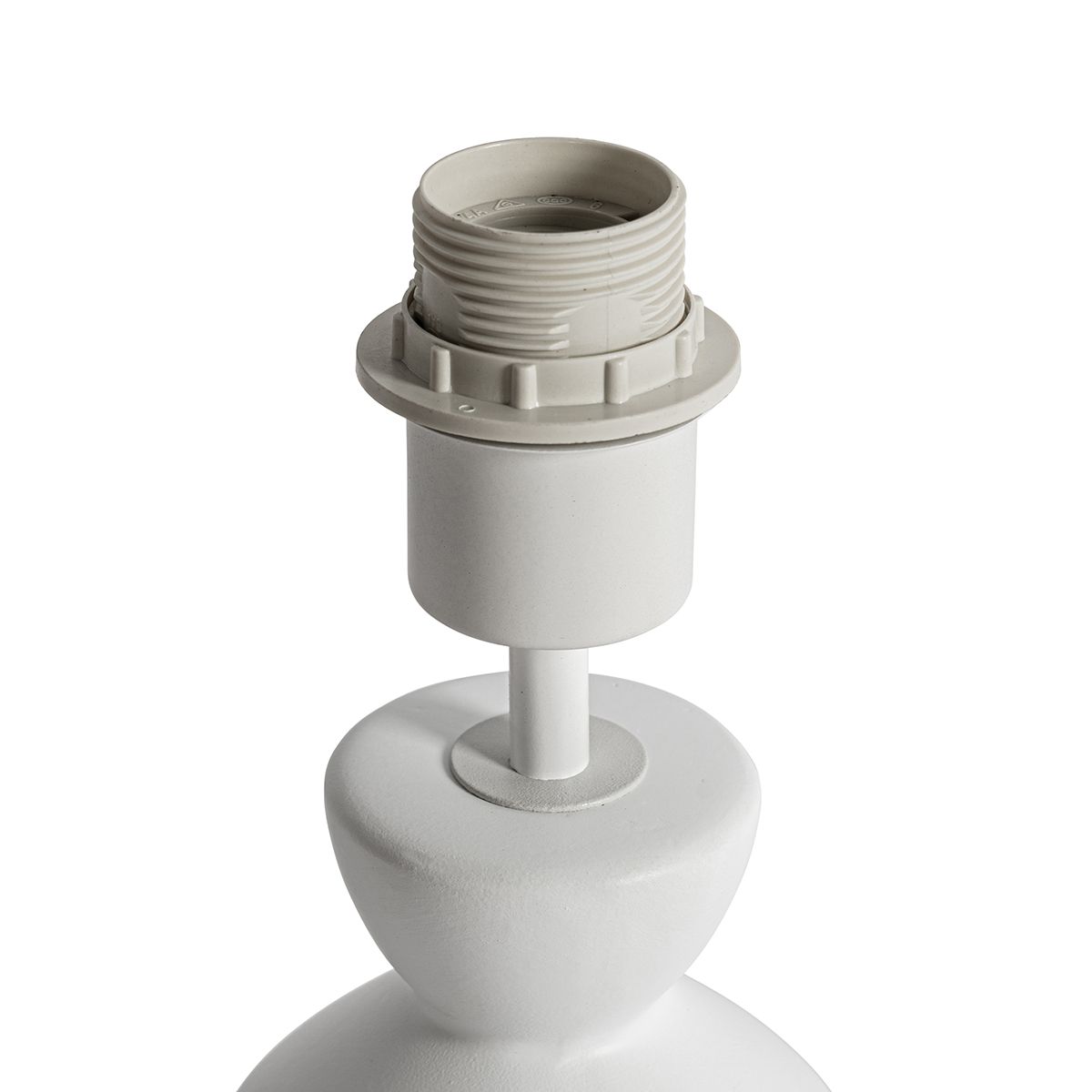 Design tafellamp wit keramiek 15 cm zonder kap - Alisia