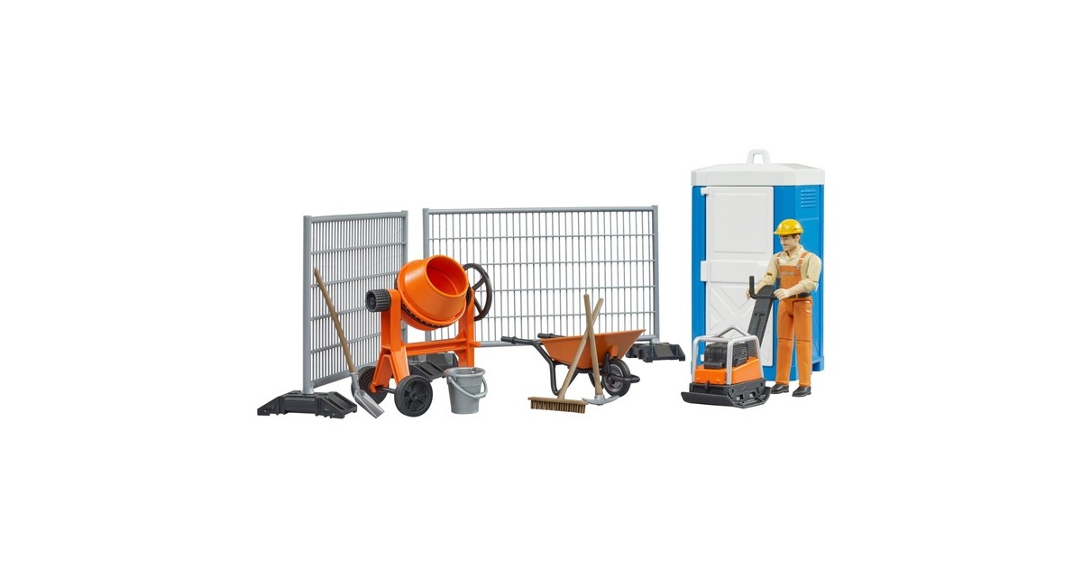bruderbworld bouwplaatsset  Decors  (62008)