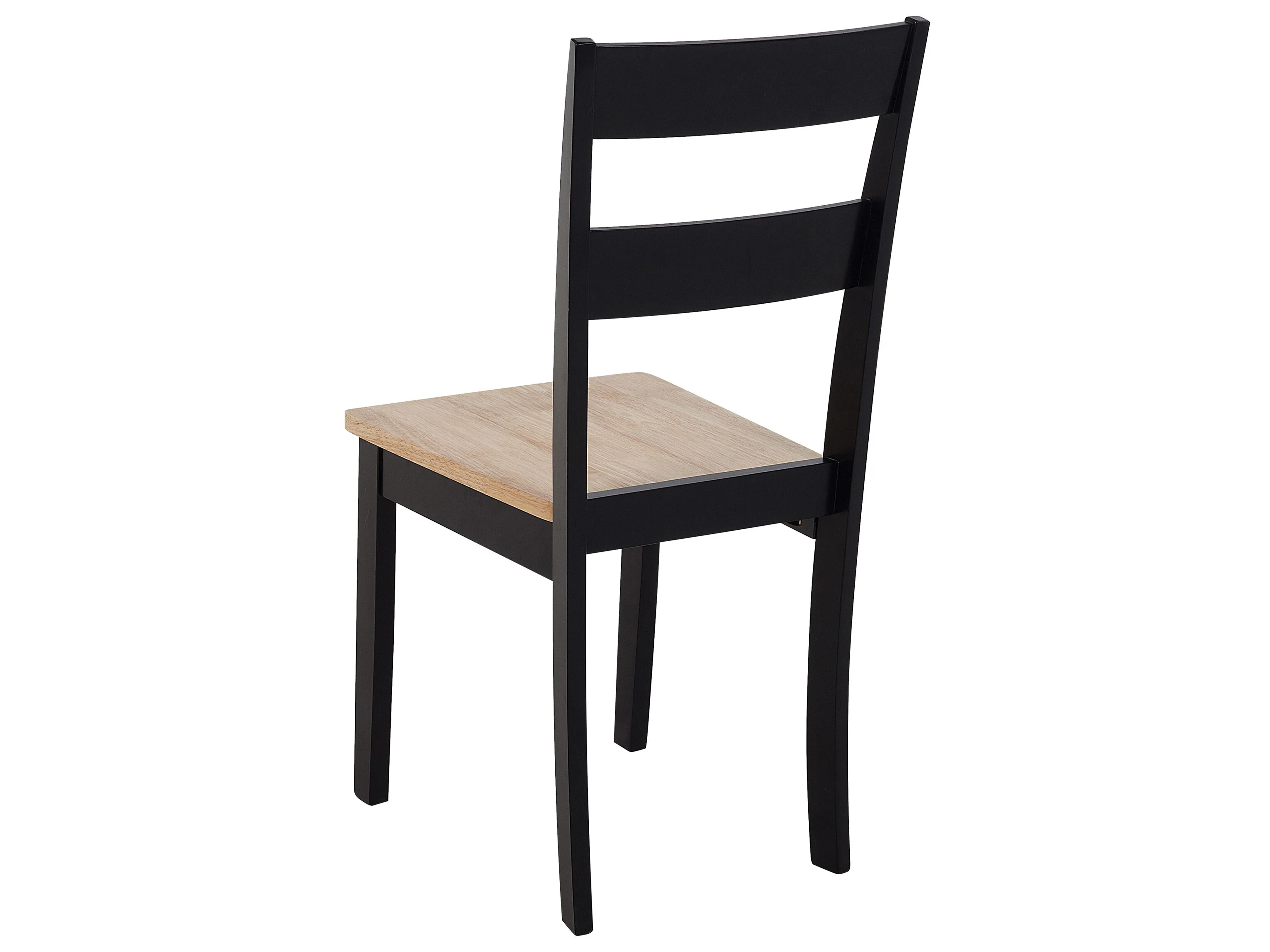 Eetkamerset GEORGIA Hout Bruin/zwart 6-zits