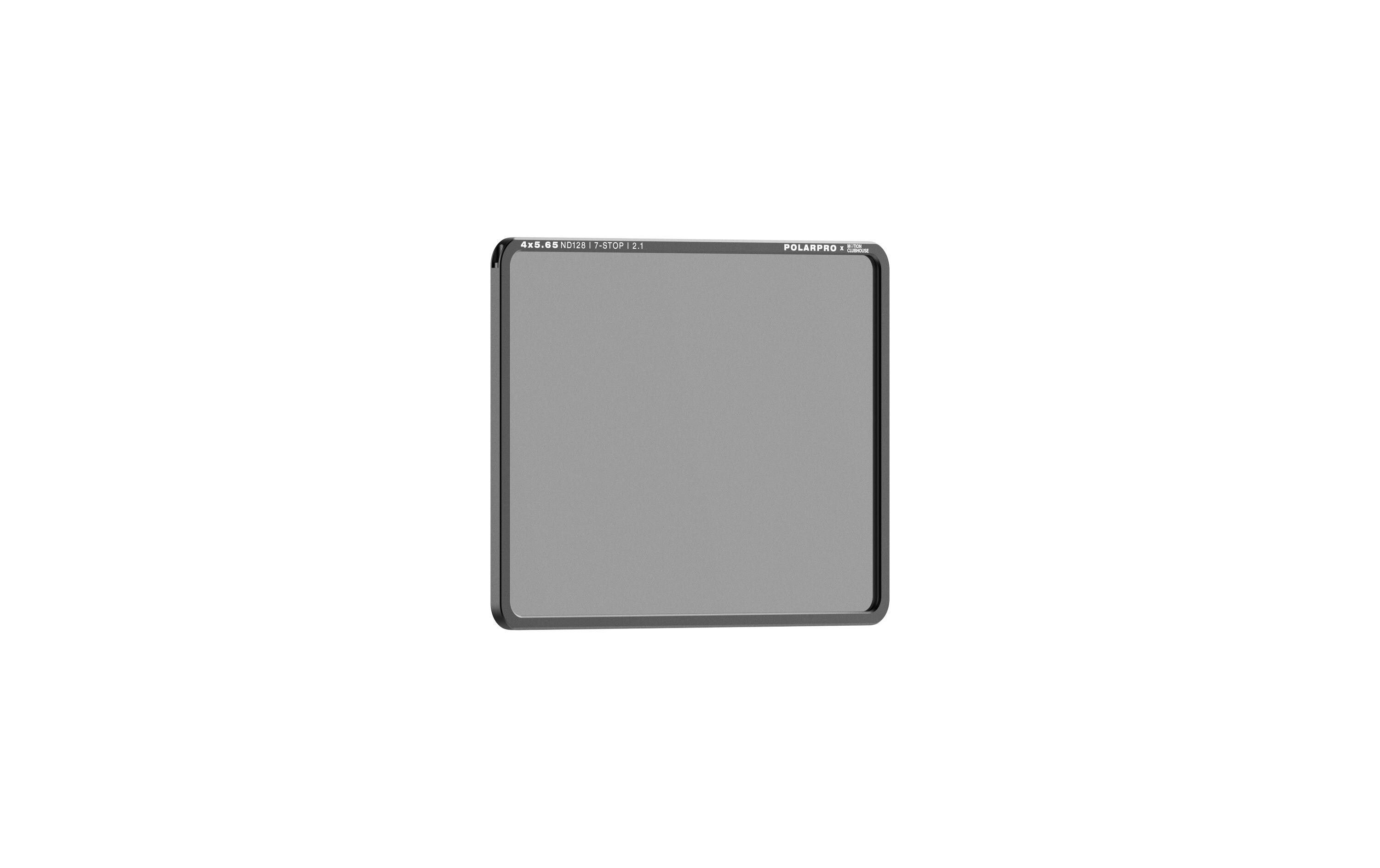 Graufilter ND128 4x5.65 Filter – Motion Clubhouse Edition<br>Vollständig ummantelte Filter mit massgefertigten CNC-Aluminium-Rahmen