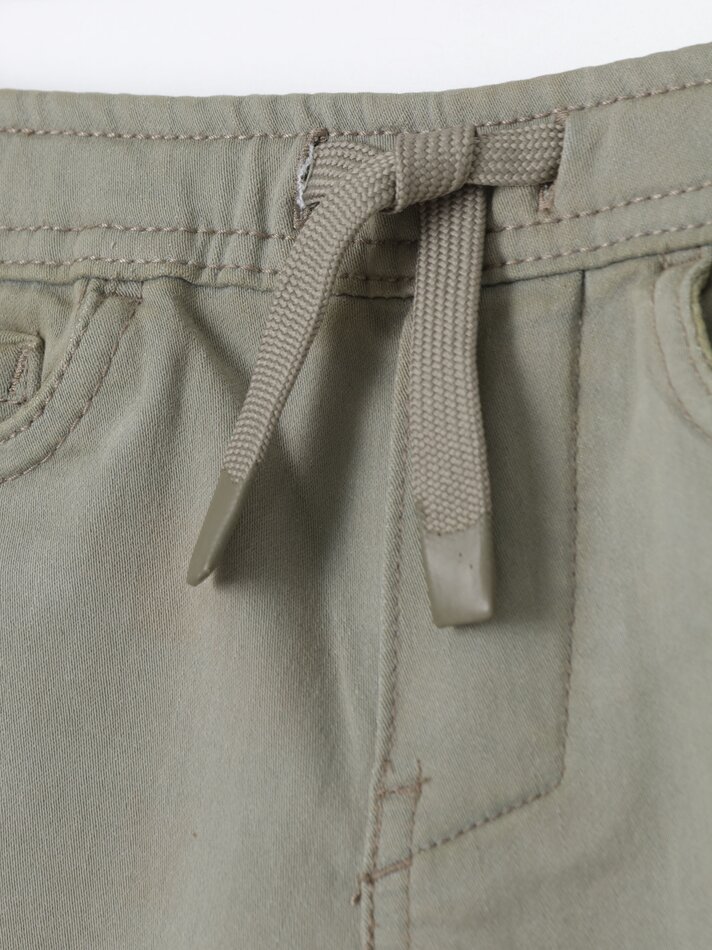 Shorts de moletom jeans - Verde
