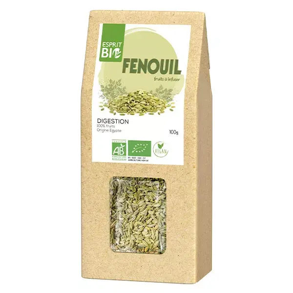 Bebida Alcoólica Orgânica Saudável Funcho Orgânico para infusão 100 g