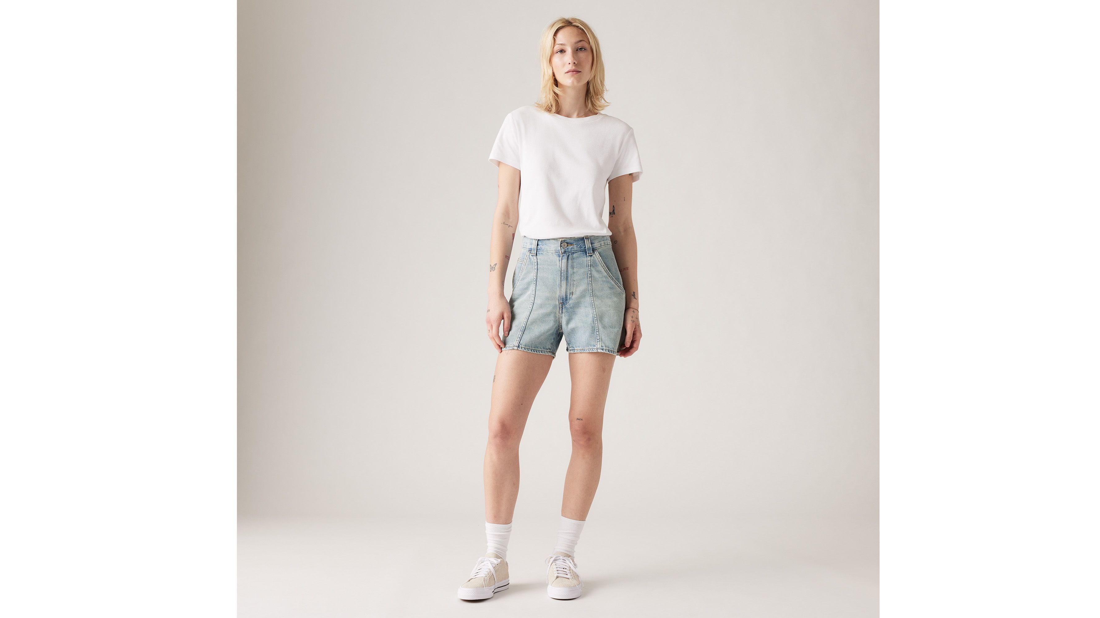 Short Carpenter Lightweight - Make A Difference - Bleu